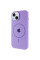 Чехол Silicone Case Full Protective (AA) with MagSafe для Apple iPhone 15 Plus (6.7) - Сиреневый / Dasheen - фото