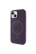 Чохол Silicone Case Full Protective (AA) with MagSafe для Apple iPhone 15 Plus (6.7) - Фіолетовий / Elderberry - фото