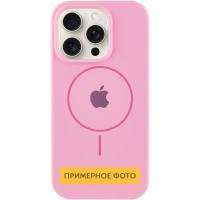 Чохол Silicone Case Full Protective (AA) with MagSafe для Apple iPhone 16 (6.1) - Рожевий / Light pink