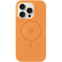 Чехол Silicone Case Full Protective (AA) with MagSafe для Apple iPhone 16 Pro Max (6.9) - Оранжевый / Papaya