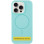 Чохол Silicone Case Full Protective (AA) NO LOGO with MagSafe для Apple iPhone 11 (6.1) - Бірюзовий / Light Turquoise