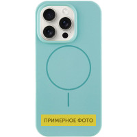 Чохол Silicone Case Full Protective (AA) NO LOGO with MagSafe для Apple iPhone 11 (6.1) - Бірюзовий / Marine Green