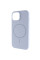 Чохол Silicone Case Full Protective (AA) NO LOGO with MagSafe для Apple iPhone 11 (6.1) - Блакитний / Lilac Blue - фото