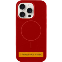 Чохол Silicone Case Full Protective (AA) NO LOGO with MagSafe для Apple iPhone 11 (6.1) - Червоний / Deep Red