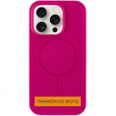 Чехол Silicone Case Full Protective (AA) NO LOGO with MagSafe для Apple iPhone 11 (6.1) - Малиновый / Dragon Fruit