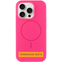 Чохол Silicone Case Full Protective (AA) NO LOGO with MagSafe для Apple iPhone 11 (6.1) - Рожевий / Barbie pink