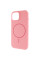Чохол Silicone Case Full Protective (AA) NO LOGO with MagSafe для Apple iPhone 11 (6.1) - Рожевий / Light pink - фото