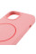 Чохол Silicone Case Full Protective (AA) NO LOGO with MagSafe для Apple iPhone 11 (6.1) - Рожевий / Light pink - фото