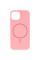 Чохол Silicone Case Full Protective (AA) NO LOGO with MagSafe для Apple iPhone 11 (6.1) - Рожевий / Light pink - фото