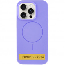 Чехол Silicone Case Full Protective (AA) NO LOGO with MagSafe для Apple iPhone 11 (6.1) - Сиреневый / Lilac