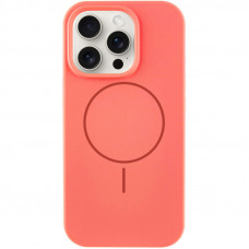 Чехол Silicone Case Full Protective (AA) NO LOGO with MagSafe для Apple iPhone 11 Pro Max (6.5) - Арбузный / Watermelon red