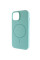Чехол Silicone Case Full Protective (AA) NO LOGO with MagSafe для Apple iPhone 11 Pro Max (6.5) - Бирюзовый / Marine Green - фото