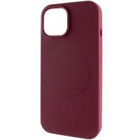 Чехол Silicone Case Full Protective (AA) NO LOGO with MagSafe для Apple iPhone 11 Pro Max (6.5) - Бордовый / Plum