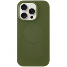 Чехол Silicone Case Full Protective (AA) NO LOGO with MagSafe для Apple iPhone 11 Pro Max (6.5) - Зеленый / Cyprus Green