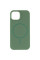 Чехол Silicone Case Full Protective (AA) NO LOGO with MagSafe для Apple iPhone 11 Pro Max (6.5) - Зеленый / Pine green - фото
