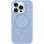 Чохол Silicone Case Full Protective (AA) NO LOGO with MagSafe для Apple iPhone 12 Pro / 12 (6.1) - Блакитний / Lilac Blue