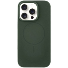 Чехол Silicone Case Full Protective (AA) NO LOGO with MagSafe для Apple iPhone 12 Pro / 12 (6.1) - Зеленый / Cyprus Green
