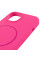 Чохол Silicone Case Full Protective (AA) NO LOGO with MagSafe для Apple iPhone 12 Pro / 12 (6.1) - Рожевий / Barbie pink - фото