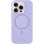 Чохол Silicone Case Full Protective (AA) NO LOGO with MagSafe для Apple iPhone 12 Pro / 12 (6.1) - Бузковий / Dasheen