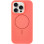 Чохол Silicone Case Full Protective (AA) NO LOGO with MagSafe для Apple iPhone 12 Pro Max (6.7) - Кавуновий / Watermelon red