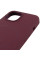 Чохол Silicone Case Full Protective (AA) NO LOGO with MagSafe для Apple iPhone 12 Pro Max (6.7) - Бордовий / Plum - фото