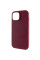 Чохол Silicone Case Full Protective (AA) NO LOGO with MagSafe для Apple iPhone 12 Pro Max (6.7) - Бордовий / Plum - фото