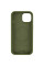 Чохол Silicone Case Full Protective (AA) NO LOGO with MagSafe для Apple iPhone 12 Pro Max (6.7) - Зелений / Dark Olive - фото