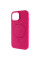 Чохол Silicone Case Full Protective (AA) NO LOGO with MagSafe для Apple iPhone 12 Pro Max (6.7) - Малиновий / Dragon Fruit - фото
