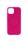 Чохол Silicone Case Full Protective (AA) NO LOGO with MagSafe для Apple iPhone 12 Pro Max (6.7) - Малиновий / Dragon Fruit - фото