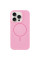 Чехол Silicone Case Full Protective (AA) NO LOGO with MagSafe для Apple iPhone 12 Pro Max (6.7) - Розовый / Light pink - фото