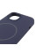 Чохол Silicone Case Full Protective (AA) NO LOGO with MagSafe для Apple iPhone 12 Pro Max (6.7) - Темно-синій / Midnight blue - фото