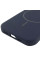 Чохол Silicone Case Full Protective (AA) NO LOGO with MagSafe для Apple iPhone 12 Pro Max (6.7) - Темно-синій / Midnight blue - фото