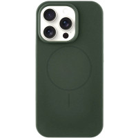Чехол Silicone Case Full Protective (AA) NO LOGO with MagSafe для Apple iPhone 13 Pro (6.1) - Зеленый / Cyprus Green