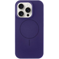 Чехол Silicone Case Full Protective (AA) NO LOGO with MagSafe для Apple iPhone 13 Pro (6.1) - Фиолетовый / Elderberry