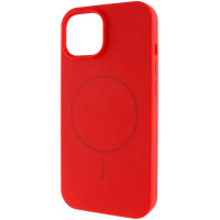 Чохол Silicone Case Full Protective (AA) NO LOGO with MagSafe для Apple iPhone 13 (6.1) - Червоний / Red