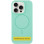 Чохол Silicone Case Full Protective (AA) NO LOGO with MagSafe для Apple iPhone 14 Plus (6.7) - Зелений / Spearmint