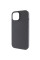Чехол Silicone Case Full Protective (AA) NO LOGO with MagSafe для Apple iPhone 15 (6.1) - Серый / Dark Gray - фото