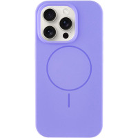 Чехол Silicone Case Full Protective (AA) NO LOGO with MagSafe для Apple iPhone 15 Pro Max (6.7) - Сиреневый / Lilac