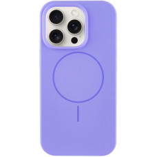 Чехол Silicone Case Full Protective (AA) NO LOGO with MagSafe для Apple iPhone 15 Pro Max (6.7) - Сиреневый / Lilac