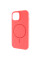 Чохол Silicone Case Full Protective (AA) NO LOGO with MagSafe для Apple iPhone 15 Plus (6.7) - Кавуновий / Watermelon red - фото