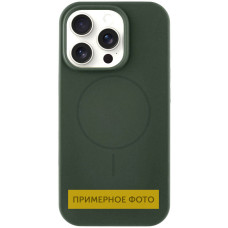 Чохол Silicone Case Full Protective (AA) NO LOGO with MagSafe для Apple iPhone 15 Plus (6.7) - Зелений / Cyprus Green