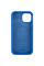 Чохол Silicone Case Full Protective (AA) NO LOGO with MagSafe для Apple iPhone 15 Plus (6.7) - Синій / Capri Blue - фото