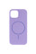 Чохол Silicone Case Full Protective (AA) NO LOGO with MagSafe для Apple iPhone 15 Plus (6.7) - Бузковий / Dasheen - фото