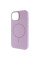 Чохол Silicone Case Full Protective (AA) NO LOGO with MagSafe для Apple iPhone 15 Plus (6.7) - Бузковий / Lilac - фото