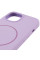 Чохол Silicone Case Full Protective (AA) NO LOGO with MagSafe для Apple iPhone 15 Plus (6.7) - Бузковий / Lilac - фото
