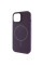 Чохол Silicone Case Full Protective (AA) NO LOGO with MagSafe для Apple iPhone 15 Plus (6.7) - Фіолетовий / Elderberry - фото