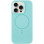 Чохол Silicone Case Full Protective (AA) NO LOGO with MagSafe для Apple iPhone 16 Pro (6.3) - Бірюзовий / Light Turquoise