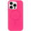 Чохол Silicone Case Full Protective (AA) NO LOGO with MagSafe для Apple iPhone 16 Pro (6.3) - Рожевий / Barbie pink