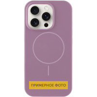 Чехол Silicone Case Full Protective (AA) NO LOGO with MagSafe для Apple iPhone 16 Plus (6.7) - Лиловый / Lilac Pride