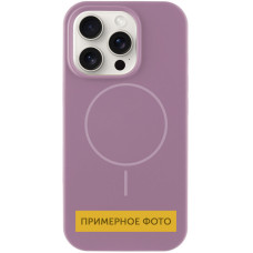 Чехол Silicone Case Full Protective (AA) NO LOGO with MagSafe для Apple iPhone 16 Plus (6.7) - Лиловый / Lilac Pride